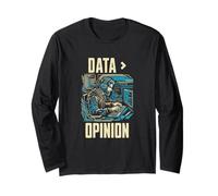 Dati > Opinione | Umorismo dei Data Scientist | Analista di Dati Divertenti Maglia a Manica