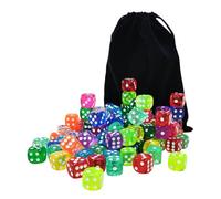 Dati Punteggiati Da 100 Con Bag Six Sides 14mm Da Dadi Colorati A Sei Lati Per Set Arti Insegnamento Matematica In Classe Gioco Tavolo