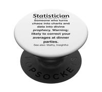 Dati statistici divertenti Nerd e amanti della matematica PopSockets PopGrip Adesivo
