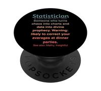 Dati statistici divertenti Nerd e amanti della matematica PopSockets PopGrip Adesivo