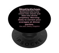 Dati statistici divertenti Nerd e amanti della matematica PopSockets PopGrip Adesivo