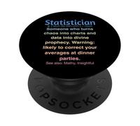 Dati statistici divertenti Nerd e amanti della matematica PopSockets PopGrip Adesivo