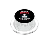 Dating A Nurse Is Like Winning The Lottery Funny Nursing PopSockets PopGrip per MagSafe