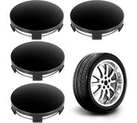 DATONGERGANG 4 Pezzi Tappi Coprimozzo per Jeep Renegade I 2014-2025, Auto Emblema Coprimozzo Ruota Centrale coprimozzo della Ruota per Cerchioni Copertura Antipolvere,OD 60mm ID 56mm