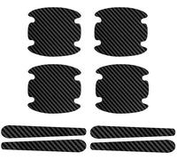 DATONGERGANG 8 Pezzi Set Pellicola Protettiva per Maniglia Portiera Auto per Ford Transit Courier 2025 2024 2023, Carbonio Fibra Adesivo Strisce Anticollisione Protettive