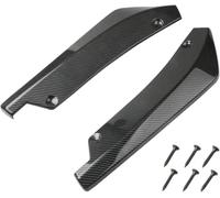 DATONGERGOUZI 2 Pezzi Diffusore Paraurti Posteriore per Renault Clio 5 Clio 4 Clio 3 Estate 2001-2026, Spoiler Labbro Fibra di Carbonio, Splitter Aerodinamico Sportivo