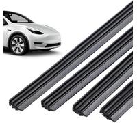 DATONGERGOUZI 60cm 4 Pezzi Gommini Tergicristallo per Jeep Compass II 2017-2021, Spazzole Gomma Ricambio Silenzioso Parti di Pulizia Durevole Tergicristalli Accessori