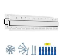 DaTools Z-Hanger - Kit da appendere per foto da 30,5 cm, 2 paia di clip a Z per montaggio a parete a specchio, ganci per tacchetti francesi, 27,2 kg, staffa a Z, in lega per quadri, per testiera