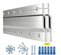 DaTools Z-Hanger - Kit per appendere quadri da 30,5 cm, 2 paia, clip a Z per montaggio su telaio a parete, ganci francesi 27,2 kg, staffa a Z in lega per testiera, armadio, arte