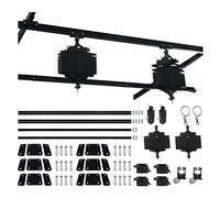 DATOUBOSS 1.5M x1.5M Pantograph Studio Ceiling Rail System Set completo con 43-200CM Fotografia soffitto lampada gancio Studio Lighting Support Rail System (1.5Mx1.5M-B)