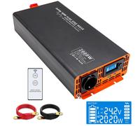DATOUBOSS 2000W/4000W Inverter Onda Pura DC 24V a AC 230V Power Inverter Onda
