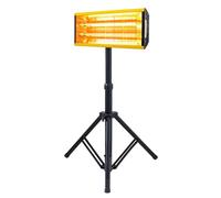 DATOUBOSS 2000W Lampada Infrarossi Carrozzeria, Essiccatore per Vernici Lampada a Infrarossi Auto a Onde Corte, Con Staffa Controllo Meccanico Intelligente Del Tempo (ZJ-SC003)