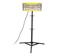 DATOUBOSS 2000W Lampada Infrarossi per Carrozzeria Palmare(40-200 °C, Superficie di Asciugamento 420 x 500 mm, Timer 1-90 min, con Staffa) Lampada per asciugare la Vernice della carrozzeria