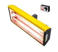 DATOUBOSS 2000W Lampada Infrarossi per Carrozzeria Palmare(40-200 °C, Superficie di Asciugamento 420 x 500 mm, Timer 1-90 min) Lampada per asciugare la Vernice della carrozzeria