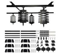 DATOUBOSS 3.0M x 3.0M Sistema di pantografi fotografici Set completo, sistema di binari di supporto per l'illuminazione dello studio da 3.0M, pantografo a caduta 43-200CM (3.0M×3.0M-B)
