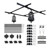 DATOUBOSS 4.0M×6.0M Studio Ceiling Track System Sistema di illuminazione a binario per fotografia Pantografo 43-200CM per studi di trasmissione dal vivo (4.0Mx6.0M-D)