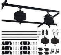 DATOUBOSS 59" Pantograph Vaiolo Rail Track Kit 4 pezzi Pantograph Studio Fotografia Pantograph Sistema di guida da soffitto 1,5 m Sistema di treppiedi da soffitto per riprese video studio fotografico
