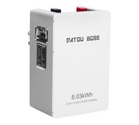 DATOUBOSS Batteria LiFePO4 24V 314Ah,integrata 200A BMS 8000+ cicli MAX 8,03KWh supporta il collegamento in parallelo, elevata capacità della batteria e ampia gamma di applicazioni