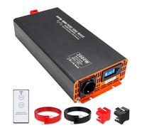 DATOUBOSS Inverter 48v 220v/230v Onda Sinusoidale Pura 2000W/4000W, Inverter 48v Onda Pura 2000w con LCD Display & Type-c e 1 presa AC e 1 Porte USB per Auto,Camion Camper