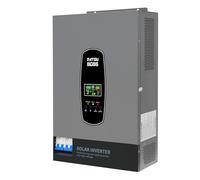 DATOUBOSS Inverter solare ibrido da 6200 W, 48 VDC a 230 V, inverter sinusoidale puro con 120 A, ingresso fotovoltaico da 8500 W, supporta il sistema di protezione BMS, per batterie al litio da 48 V.