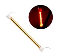 DATOUBOSS Lampada a infrarossi, 1000 W, (FBM-OY4-F-250 mm, dorato)