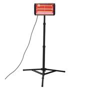 DATOUBOSS Lampada a Infrarossi per Verniciatura Auto 1000W, Lampada di Polimerizzazione a Onde Corte con Timer 0-90 Minuti, Temperatura Regolabile 0-100°C, Supporto Regolabile per Officina Carrozzeria