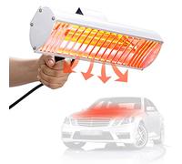 DATOUBOSS Lampada Infrarossi per Carrozzeria 1000W, Lampada per Asciugatura Vernice 220V, Essiccatore Portatile per Riparazione Carrozzeria Auto e Lavori di Verniciatura (300×150mm)