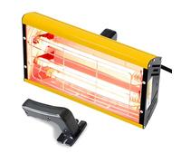 DATOUBOSS Lampada Infrarossi per Carrozzeria 2000W, Lampada per Asciugatura Vernice 220V Essiccatore Portatile a Infrarossi per Riparazione Carrozzeria Auto Lavori di Verniciatura