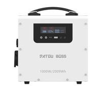 DATOUBOSS Mini Centrale Elettrica Portatile 1000W Generatore Corrente Solare 2009,6Wh generatore solare LiFePO4,USB/Type-C,funzione UPS,ideale per campeggio,camper e alimentazione di emergenza