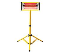 DATOUBOSS Vernice essiccatore a infrarossi con supporto asciugatrice fascio da 2000 W, 2 faretti, lampada ad asciugatura del colore, corpo a onde corte a infrarossi