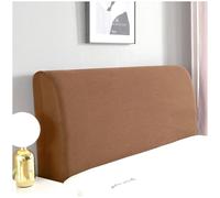 DATOUJL Copertura per Testiera per Letto Elastica Copritestata Letto Copertura Antipolvere Lavabile Cuscino Lavabile per la Decorazione della testiera Copri Testiera Letto Matrimoniale (Marrone,1.8m)