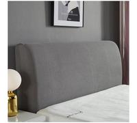DATOUJL Copertura per Testiera per Letto Elastica Copritestata Letto Copertura Antipolvere Lavabile Cuscino Lavabile per la Decorazione della testiera Copri Testiera Letto Matrimoniale (Grigio,2m)