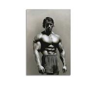 DATOZA Arnold Schwarzenegger - Poster decorativo da parete su tela, motivo bodybuilding perfetto, poster decorativo moderno per camera da letto, per la camera da letto, 40 x 60 cm