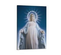 DATOZA Poster decorativo da parete con la Vergine della Madonna della Pace, stampa artistica su tela, poster decorativo moderno per camera da letto, 60 x 90 cm