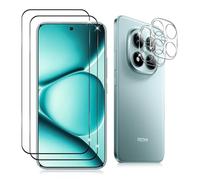 Datree 2 Pezzi 3D Pellicola Vetro Temperato per Xiaomi Redmi Note 15 Pro Plus/Pro+ 5G/POCO M8 Pro 5G, con 2 Pezzi Pellicola Fotocamera, Durezza 9H Anti Graffio Amichevole Protettiva Protezione Schermo