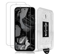 Datree 2 Pezzi per Google Pixel 8A 5G Pellicola Vetro Temperato, Durezza 9H Anti Graffio Pellicola Protettiva, Allineamento Automatico, Installazione Facile, Senza Bolle, Ultra HD Anti-Impronte