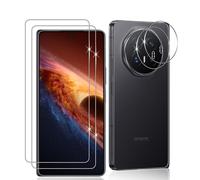 Datree 2 Pezzi per Honor Magic V6 Pellicola Vetro Temperato, con 2 Pezzi Pellicola Fotocamera, Durezza 9H Anti GraffioCover Amichevole Protettiva Protezione Schermo