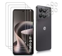 Datree 3 Pezzi per Motorola Moto G37 5G Pellicola Vetro Temperato, con 3 Pezzi Pellicola Fotocamera, Durezza 9H Anti GraffioCover Amichevole Protettiva Protezione Schermo