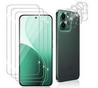 Datree 3 Pezzi per Oppo Reno 14F/14 FS (4G/5G) Pellicola Vetro Temperato, con 3 Pezzi Pellicola Fotocamera, Durezza 9H Anti GraffioCover Amichevole Protettiva Protezione Schermo