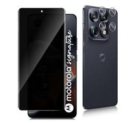 Datree Privacy Pellicola Protettiva per Motorola Moto Signature 5G, 3D Privacy Vetro Temperato con Pellicola Fotocamera, Durezza 9H Anti-Spy Senza Bolle Vetro Temperato, Anti Graffio