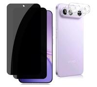 Datree Privacy Pellicola Protettiva per VIVO X300 FE 5G, 2+2 Pezzi Privacy Vetro Temperato con Pellicola Fotocamera, Durezza 9H Anti-Spy Senza Bolle Vetro Temperato, Anti Graffio