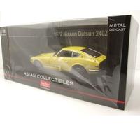 Datsun 240Z Coupe 1972 Giallo Modellino 1:18 Sun Star
