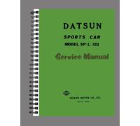 DATSUN SP311 L Fairlady MANUALE NEGOZIO OFFICINA MANUALE LIBRO RISTAMPA CARTA...