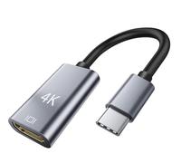 dattatore da USB C a HDMI 4K a 60Hz, convertitore femmina HDMI digitale AV USB di tipo C certificato MFi per Apple iPhone 16 15 Pro/Max, MacBook Pro/Air, iPad Pro, iMac, Galaxy S23, Surface, XPS e
