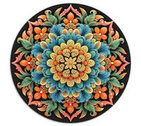 Datura Flower 1000 Pezzi Di Puzzle Rotondo Creativo Figure Jigsaw Regali Difficile E Impossibile Per Adulti E Bambini 1000pcs (67.5x67.5cm)