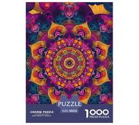 Datura Puzzle 1000 pezzi Mandala Puzzle gioco educativo Sfida giocattolo 100% cartone riciclato per tutta la famiglia, 38 x 26 cm, 1000 pezzi