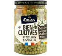 D'Aucy Piccoli piselli Carote ben coltivate, il barattolo da 250 g