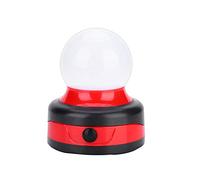 DAUERHAFT Campeggio Esterno Portatile in plastica Mini Torcia a LED Rotonda Mini Luce da Campeggio Luce da Campeggio Lampada da Tenda Lanterna Portatile per Escursionismo(Red)
