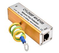 DAUERHAFT RJ45 RJ11 Ethernet Surge Protector, Montaggio a Protezione Completa RJ45, Ethernet Surge Protector 5V, per la Protezione sovratensione dei sistemi di