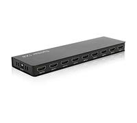 DAUERHAFT Servizio Durevole a Lungo Termine 8 Ricevitori Revices Splitter HDMI Metallo Flessibile 1 in 8 out Splitter per(European regulations)